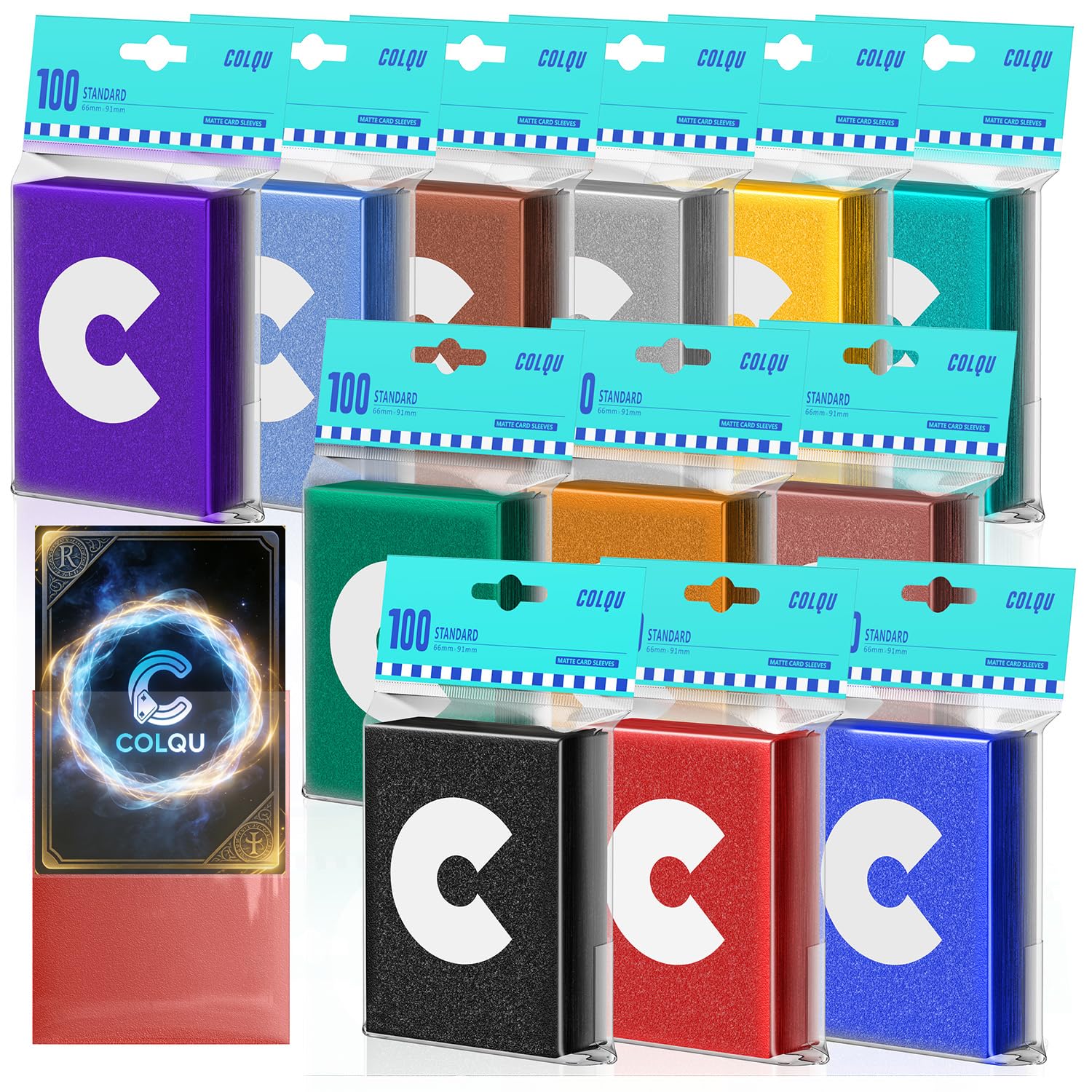 1200ct Matte Card Sleeves, 12 Colors Card Sleeves fits MTG, TCG Cards  Sleeve, Deck Sleeve Protectors for Baseball, Sports, Trading, Game, MTG  Cards : Amazon.com.au: Toys & Games