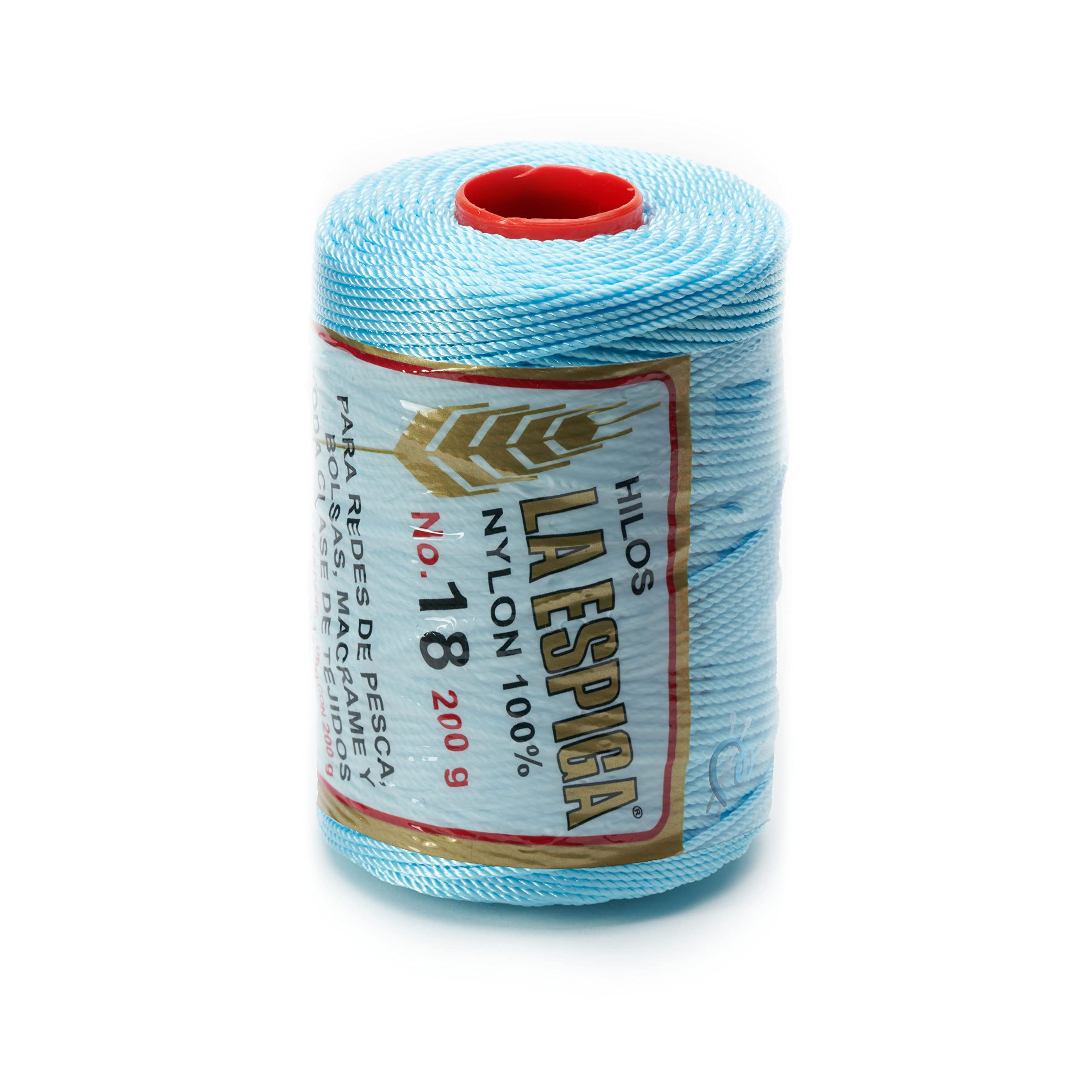Espiga No.18-100% Nylon Omega String Cord for Knitting and Crochet - 23 Aqua