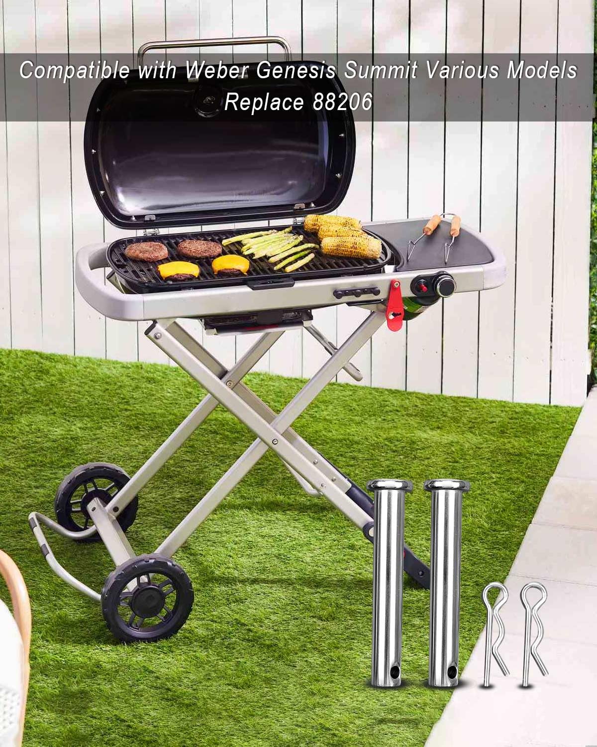 Amazon.com : HUQUZN Grill Lid Assembly Hardware Kit Fit for Weber