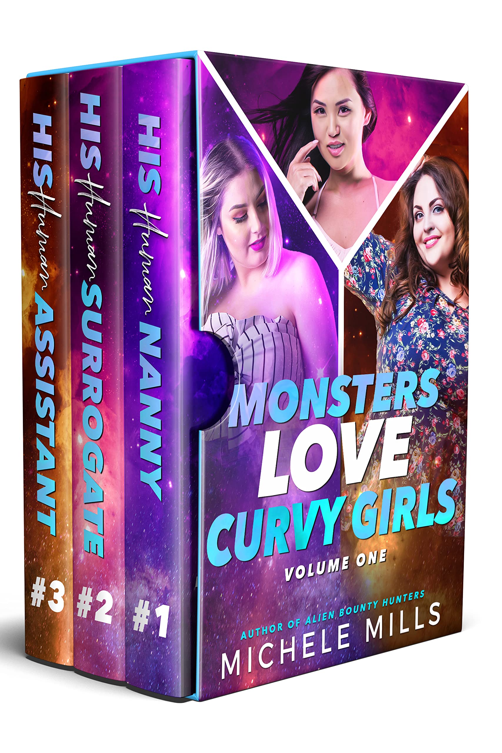 Book cover for Monsters Love Curvy Girls: Volume One: Books 1-3