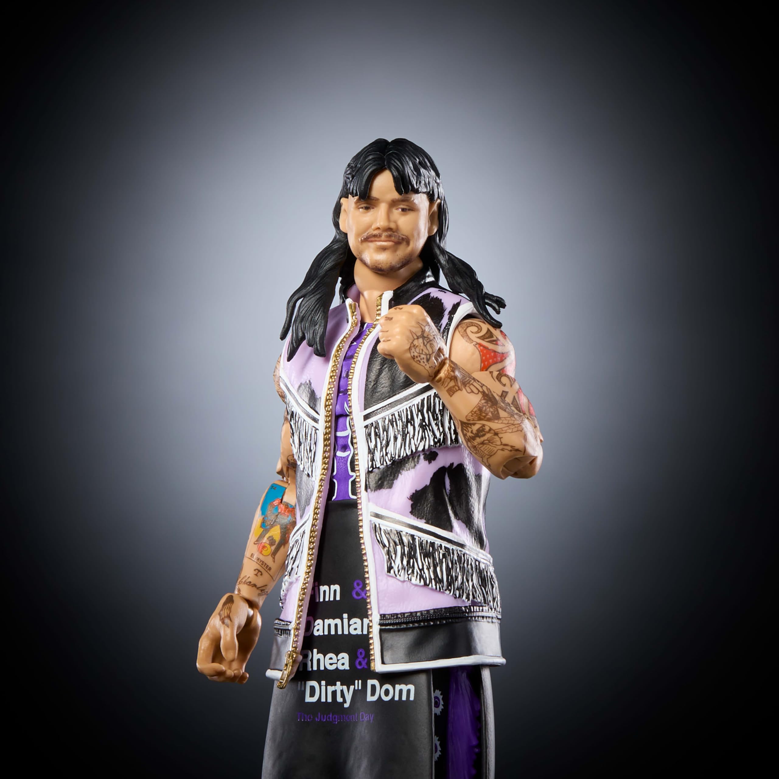 Mattel WWE Elite Action Figure & Accessories, Series #119, 6-inch Collectible Dominik Mysterio with 25 Articulation Points & Swappable Hands