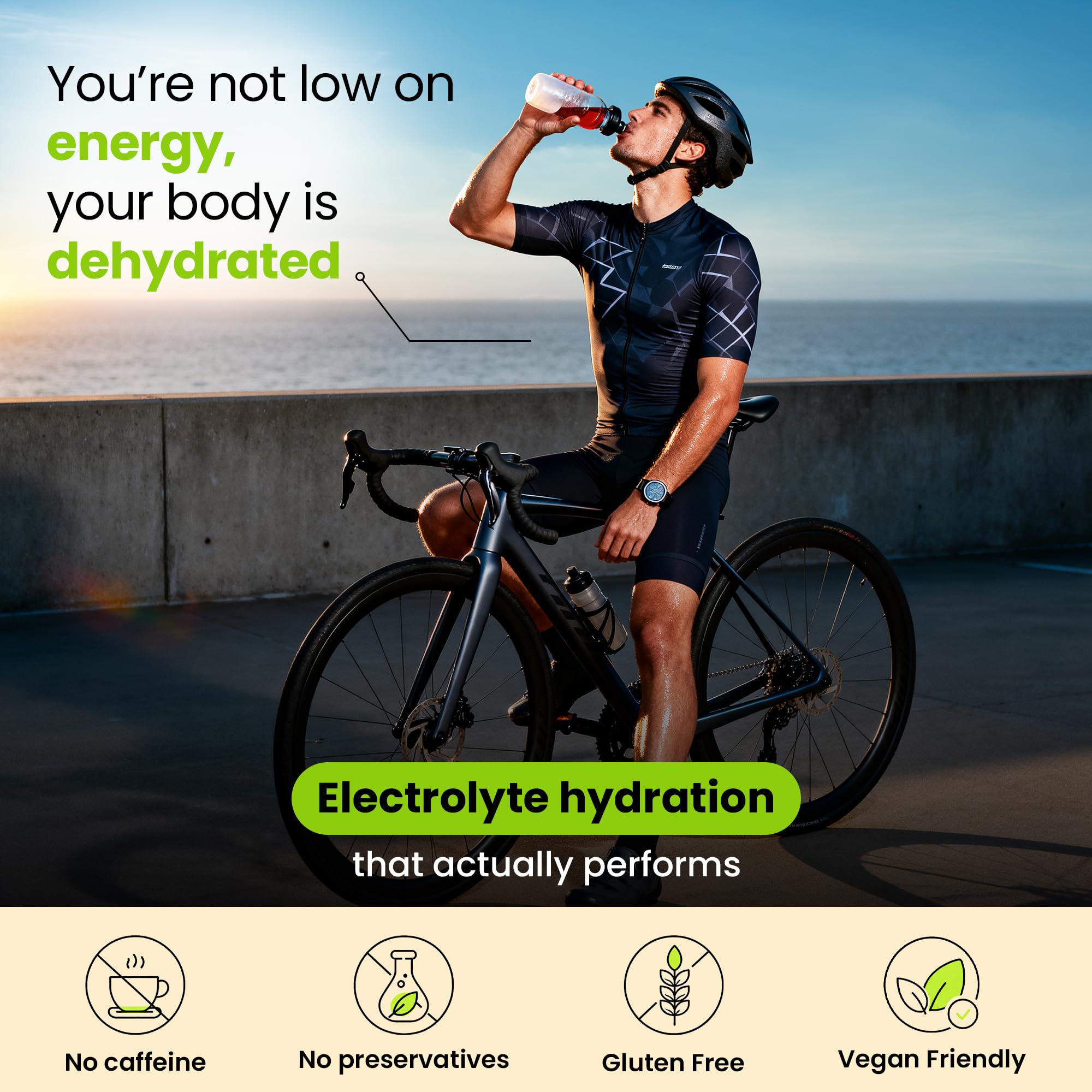 Volt Pulse-X Electrolyte Drink Mix | Instant Hydration Powder | 500 mg Sodium + 380 mg Potassium | No Caffeine, No Preservatives | 16g x 6 Sachets — Amazon image 3