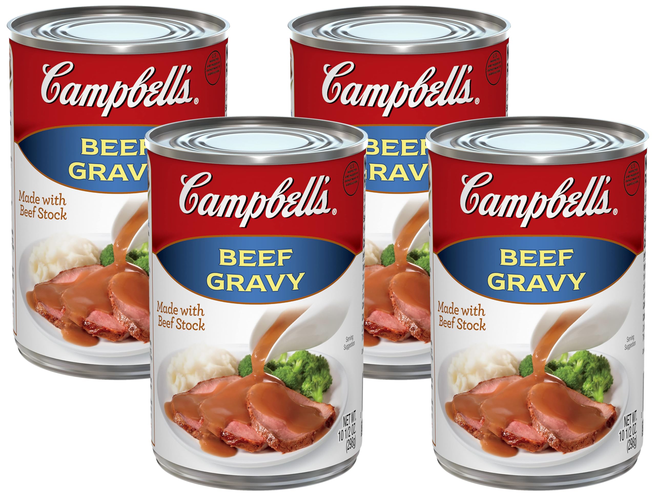 Campbell's Beef Gravy, 10.5 Oz Can (Pack of 4)