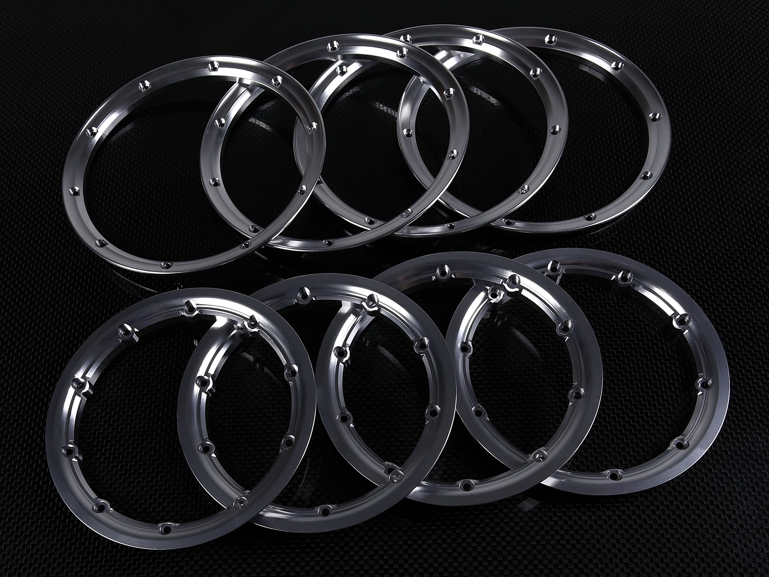 Amazon.com: GTBRacing CNC Aluminum Front Rear Wheel Beadlock Rings
