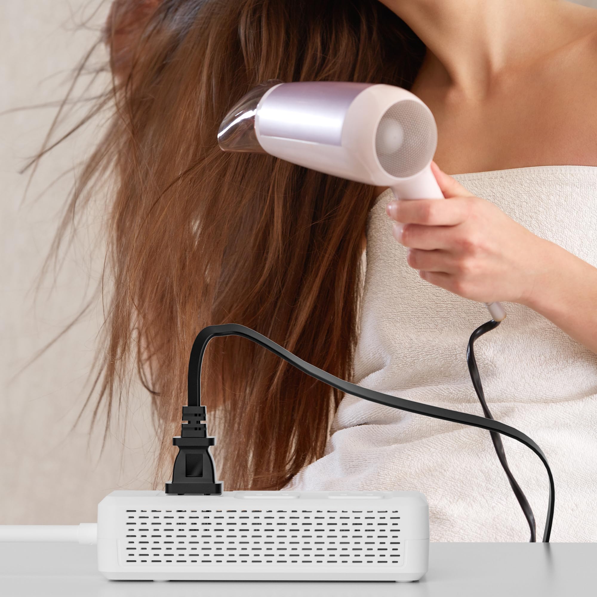 Adaptador convertidor de Voltaje de 220 V a 110 V: Transformador de Enchufe de regleta de Viaje Internacional de Estados Unidos a Europa, secador de Pelo eléctrico de 2000 W, convertidores de Salida