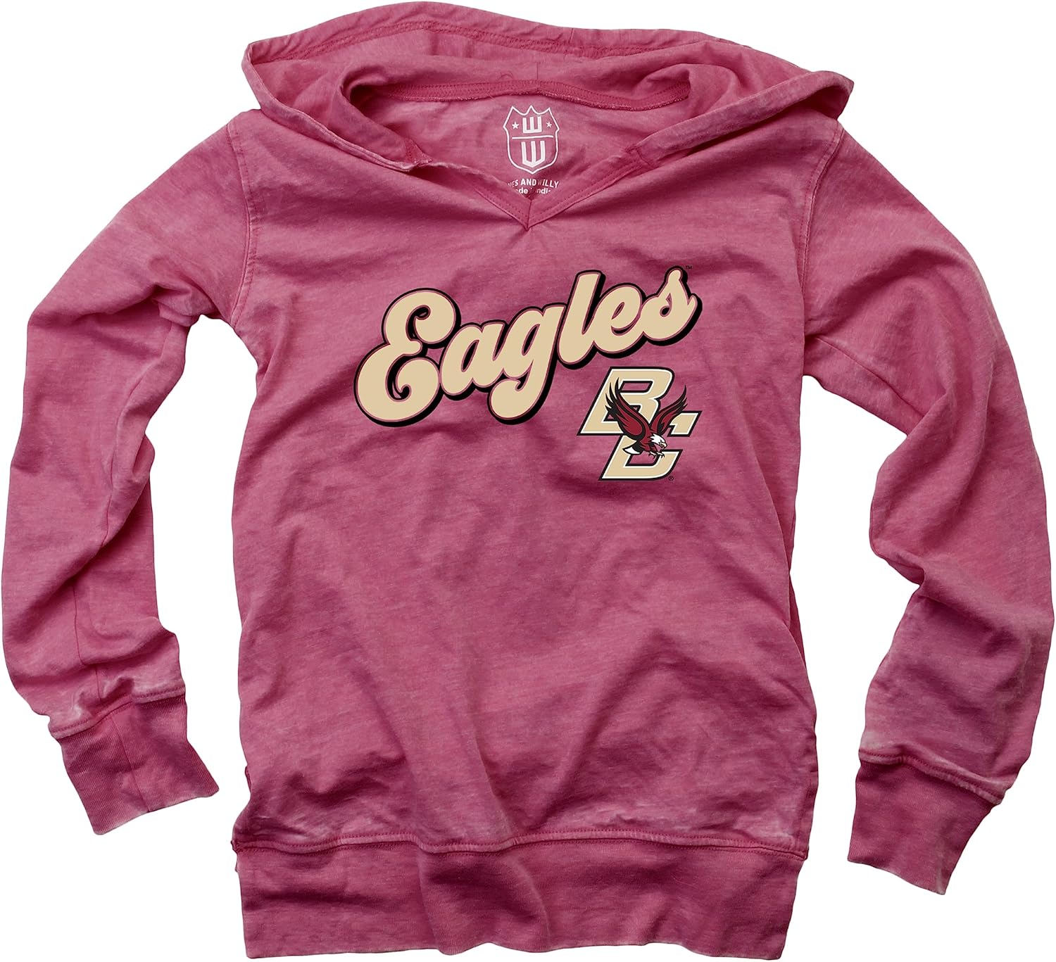 Wes and Willy NCAA Girls V-Neck Hoodie Tee
