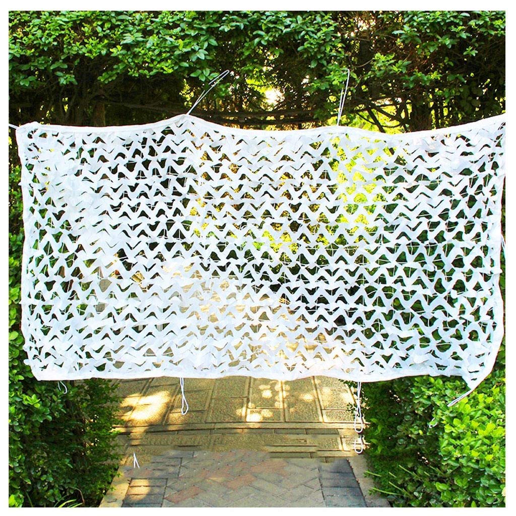 Filet de ombrage camouflage blanc 3x8m wangk renforcé - 7