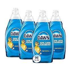 Dawn Ultra Dish Soap, Dishwashing Liquid, Original, Dish Soap Liquid, Dish Soap Refill, 4x24 Fl Oz Bundle