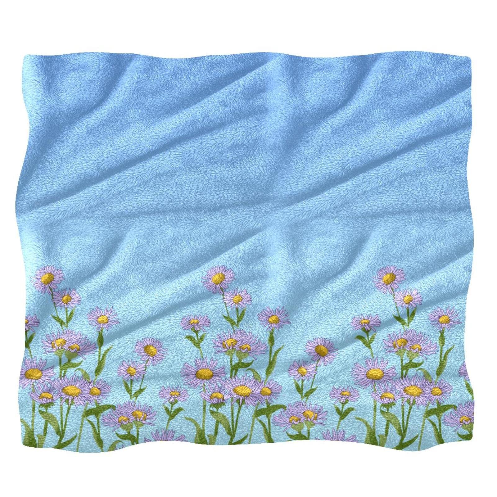 Couvre-lit printemps pour garçons et filles : dessus de lit imprimé fleur