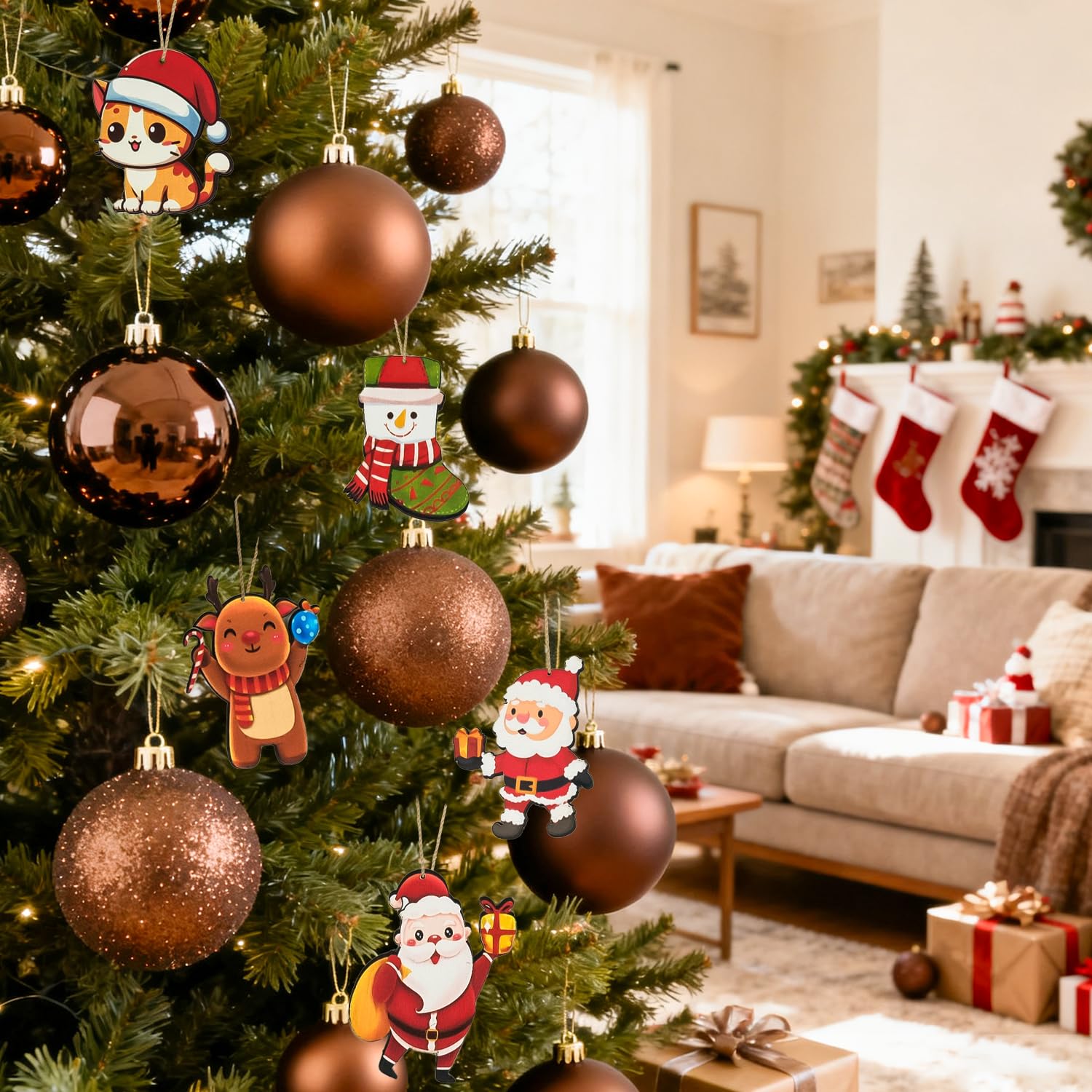 Lot de 101 boules de Noël