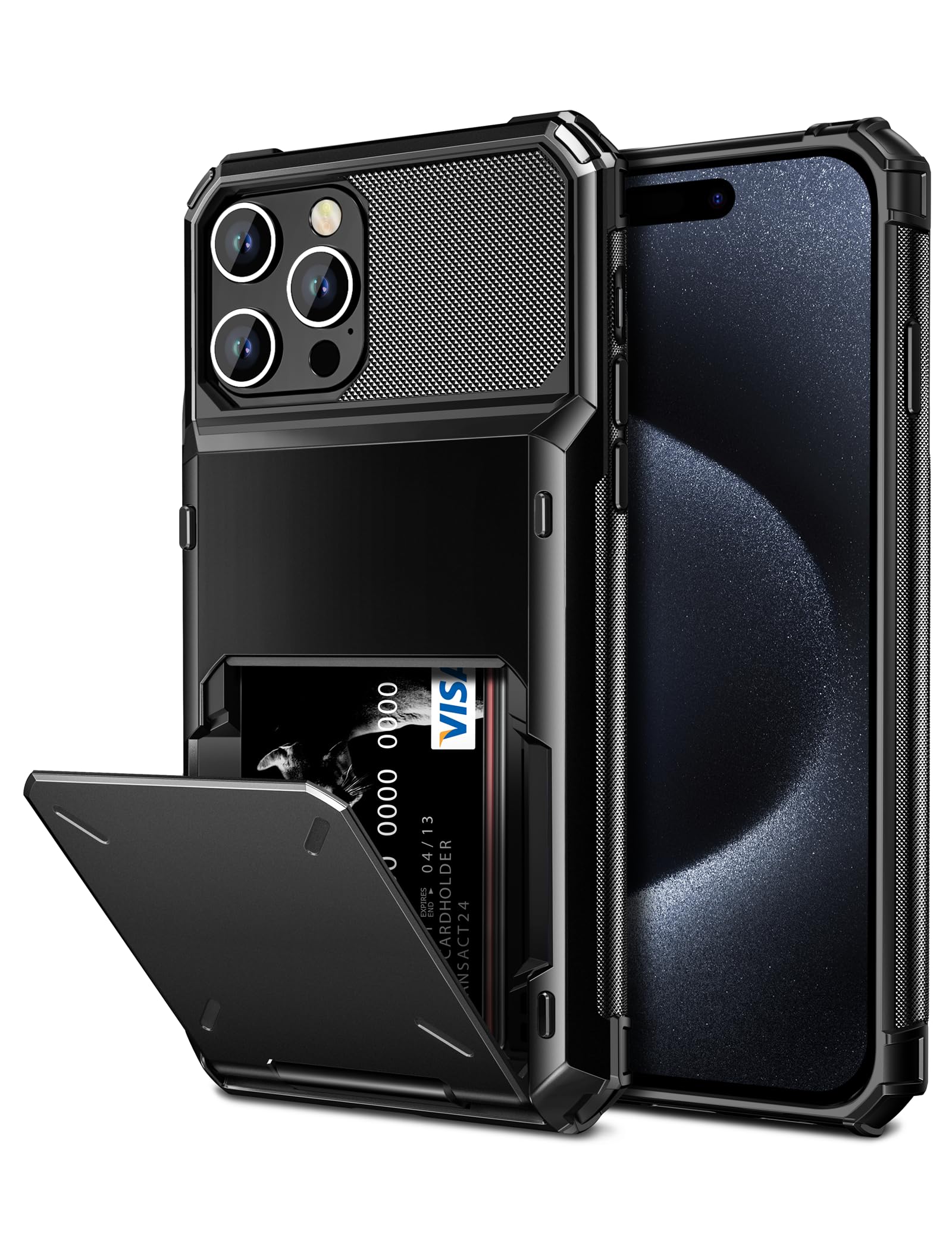 Photo 1 of Vofolen iPhone 15 Pro Max Wallet Case with Card Holder