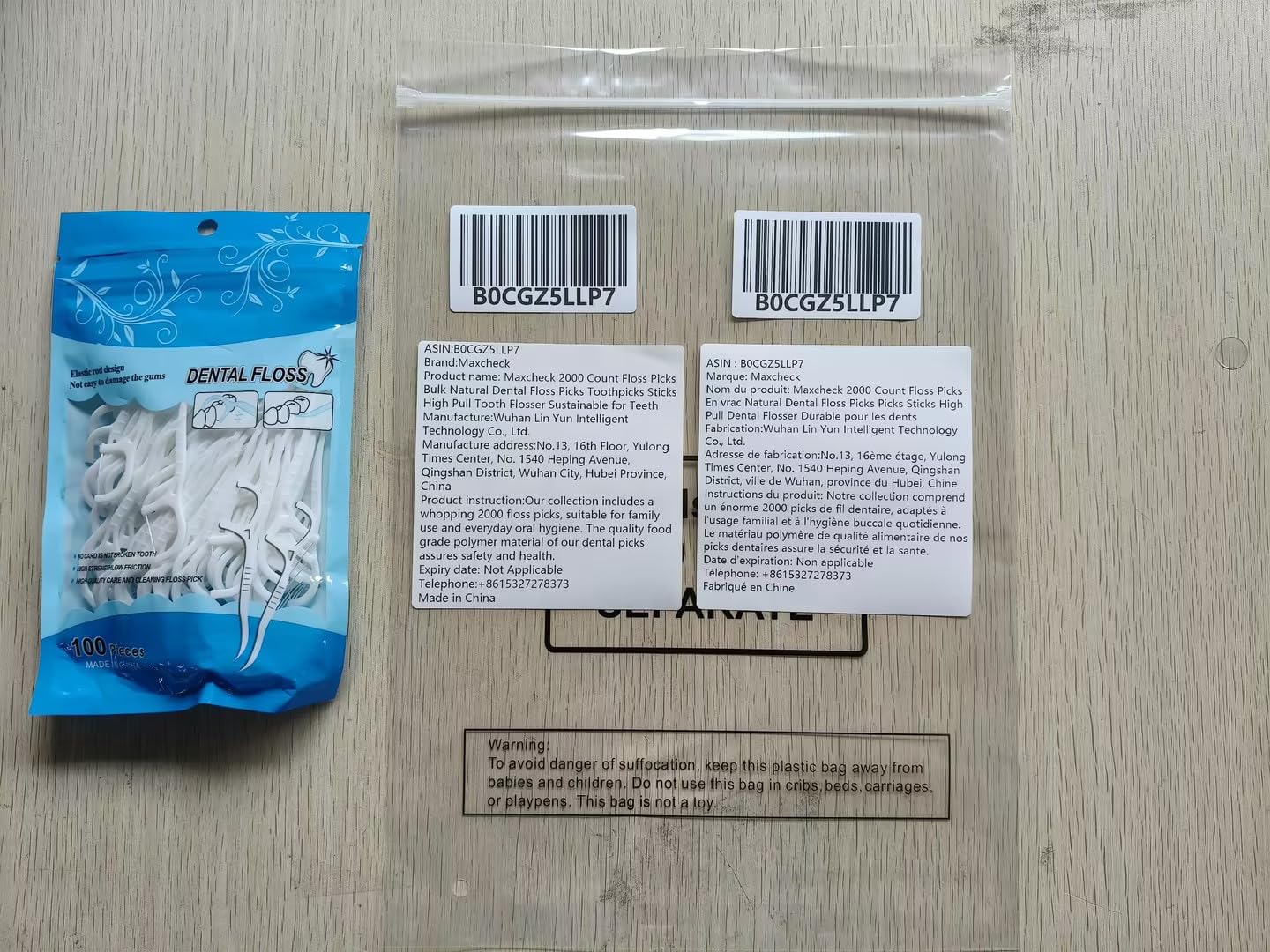 Maxcheck Zahnseide Picks Bulk Natürliche Zahnseide Picks Zahnstocher Sticks High Pull Zahnseide Picks Nachhaltige Zahnseide Picks für Zähne, Weiß