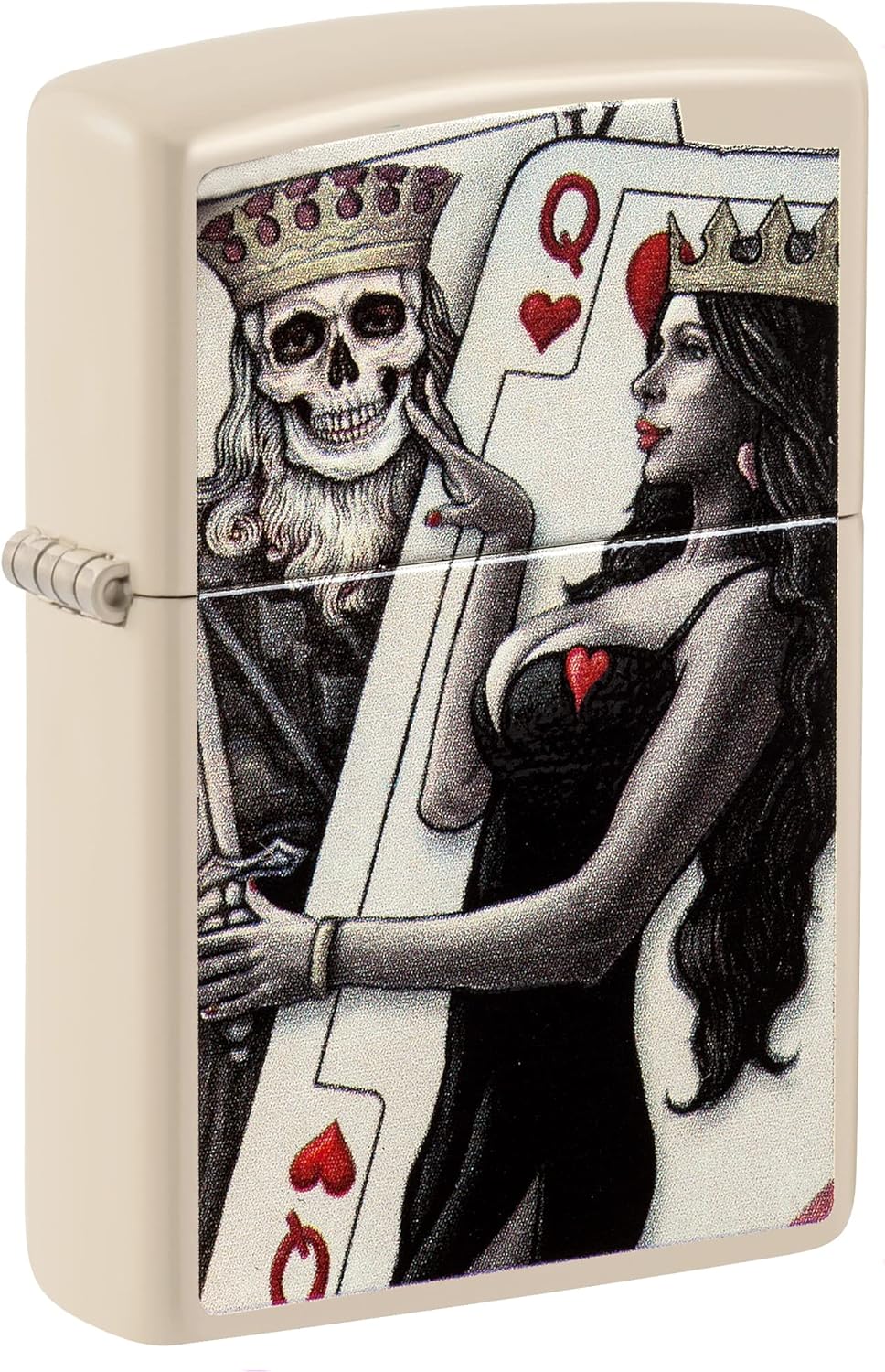 Zippo 49942 Skull King Queen Beauty Design