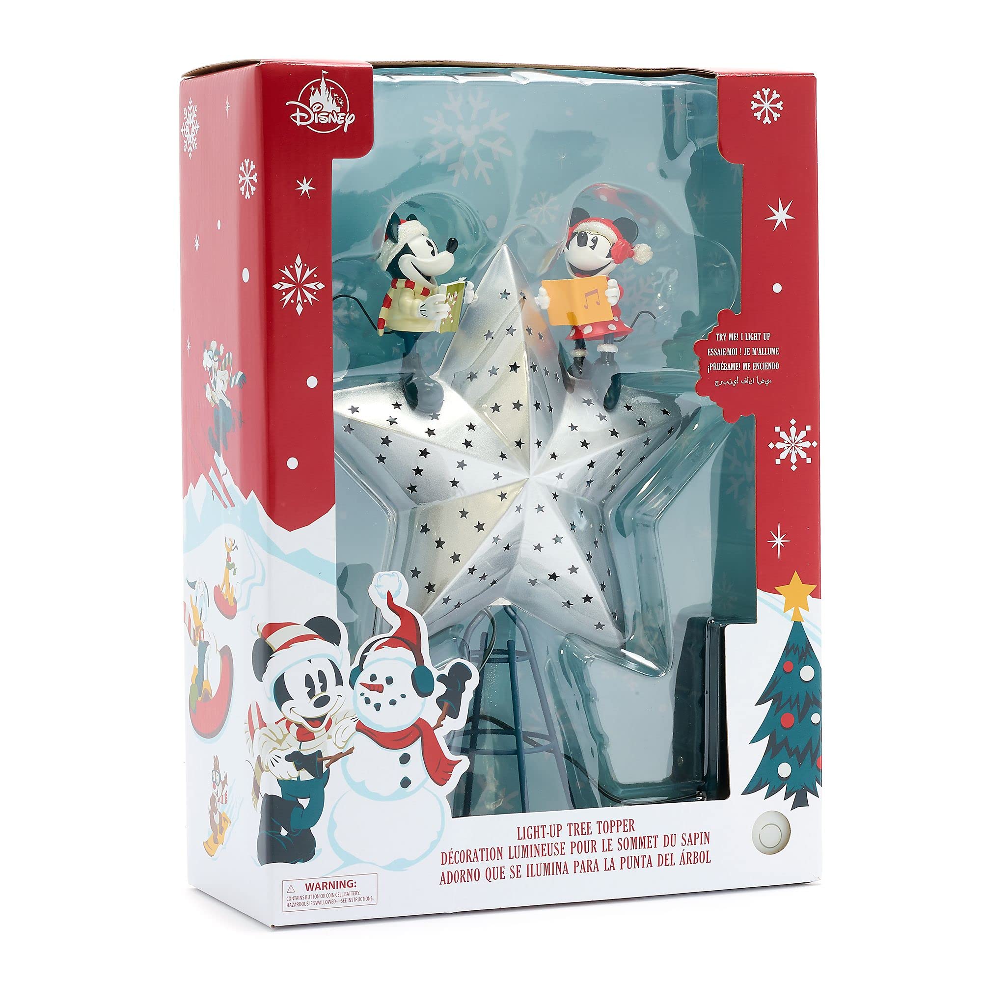 レア】DISNEY MINNIE CHRISTMAS TREE TOPPER Disney Mickey and Minnie
