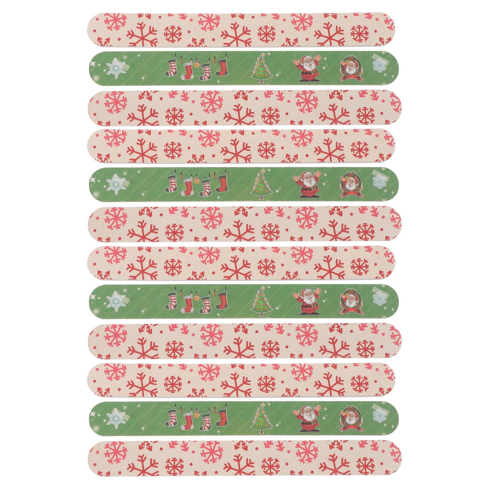 12 Lime per Unghie Natalizie a Grana Grossa Lucidanti e Leggere Kit Manicure Fai da Te Portatile per Manicure e Pedicure Motivo Festivo Regalo Donna e Ragazza