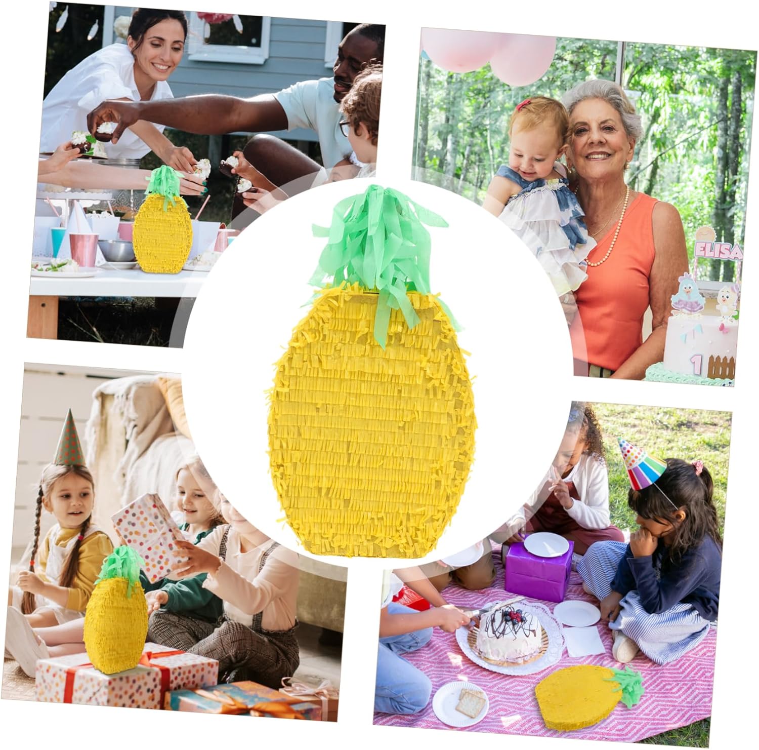 Pinata Pineapple Decor Filled Pinata Bridal Shower Decor Candy Filled Party Pendant
