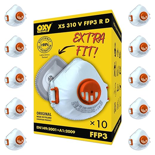 Wiederverwendbare FFP3 Atemschutzmaske im 10er Pack