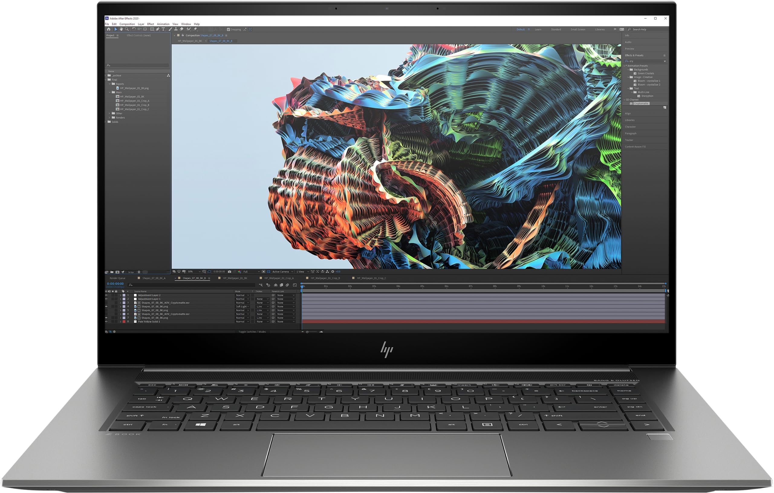 HP ZBook Studio G8 15.6” FHD, i9-11950H (8 Cores, 2.6/5.0GHz