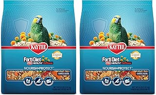 Kaytee Forti-Diet Pro Health with Safflower Pet Parrot Food, 4 lb (Pack of 2)