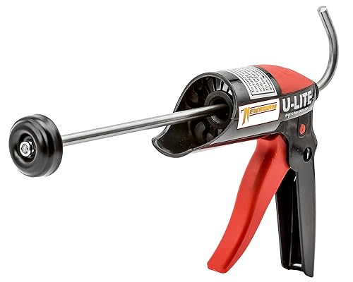 Newborn U-Lite Pistola para calafateo antigoteo sin montura Cartucho de 110galones 10 1Relación de impulso