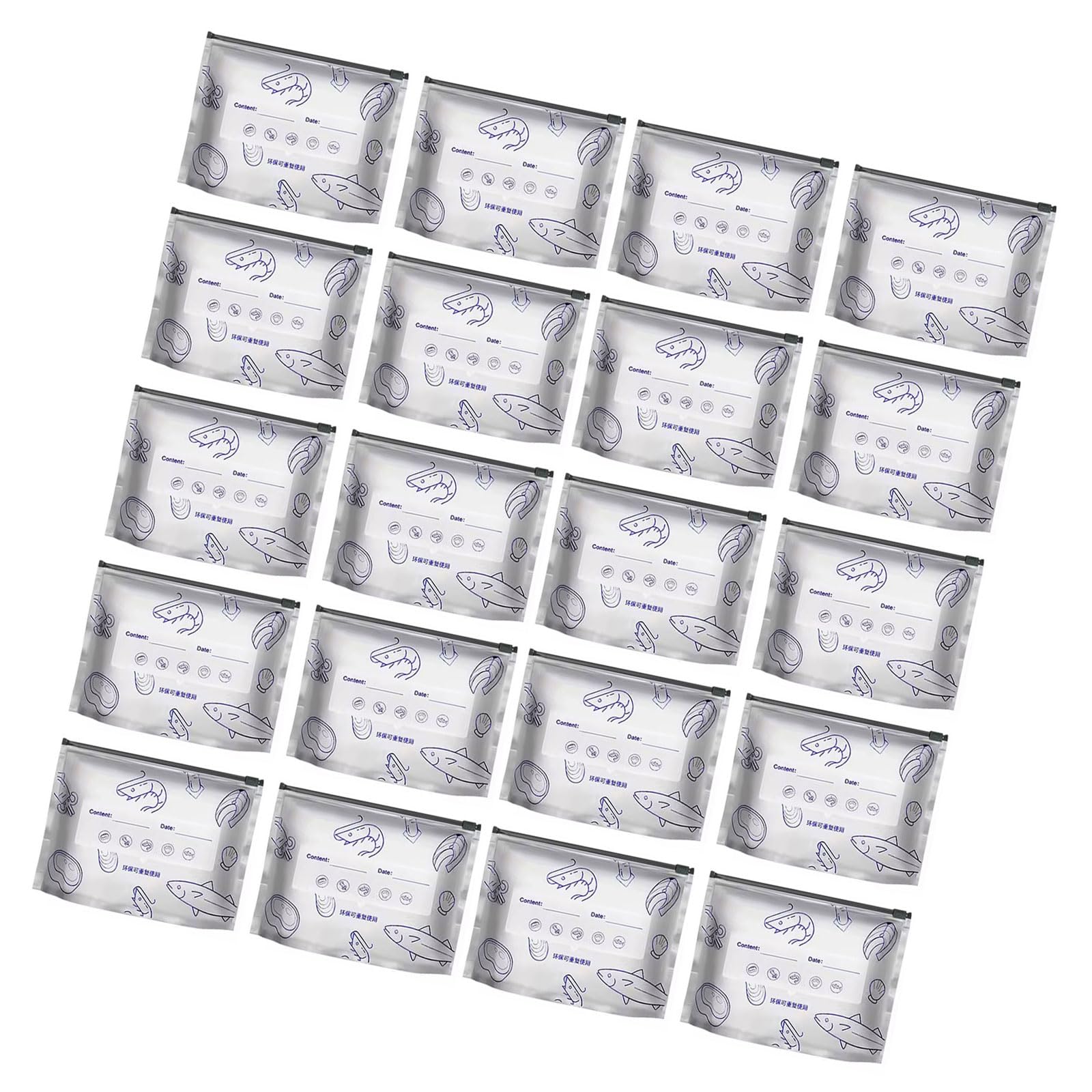 Duty Aluminum Foil Food Storage Bags Freezer Safe Leakproof Zippered for Freshness Preservation Resealable Aluminum Storage Bags
