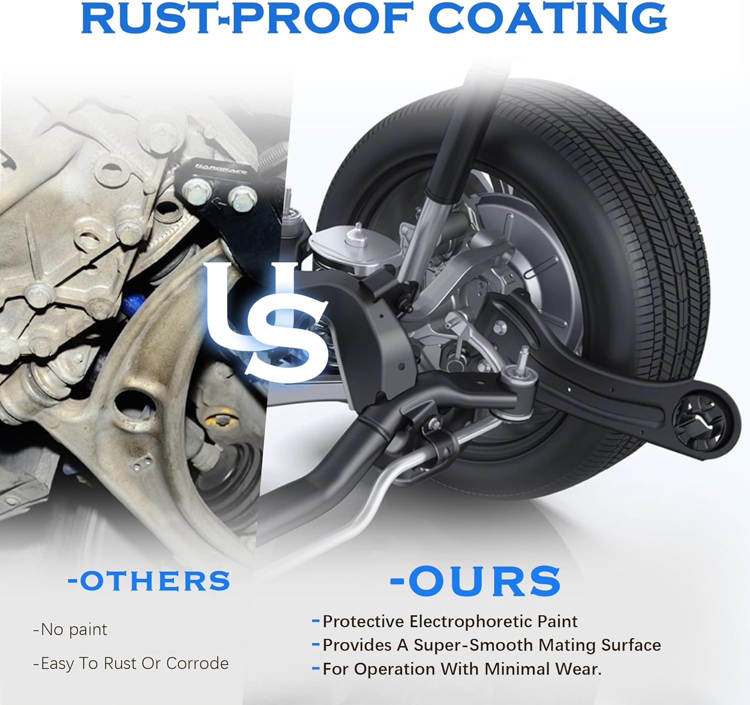 2Pcs Front Lower Control Arm with Ball Joint Set Fit for 2017-2018 Toyota 86/2013-2018 BRZ Scion Replaces# 20202CA000 20202CA010 58866701A 58866801A