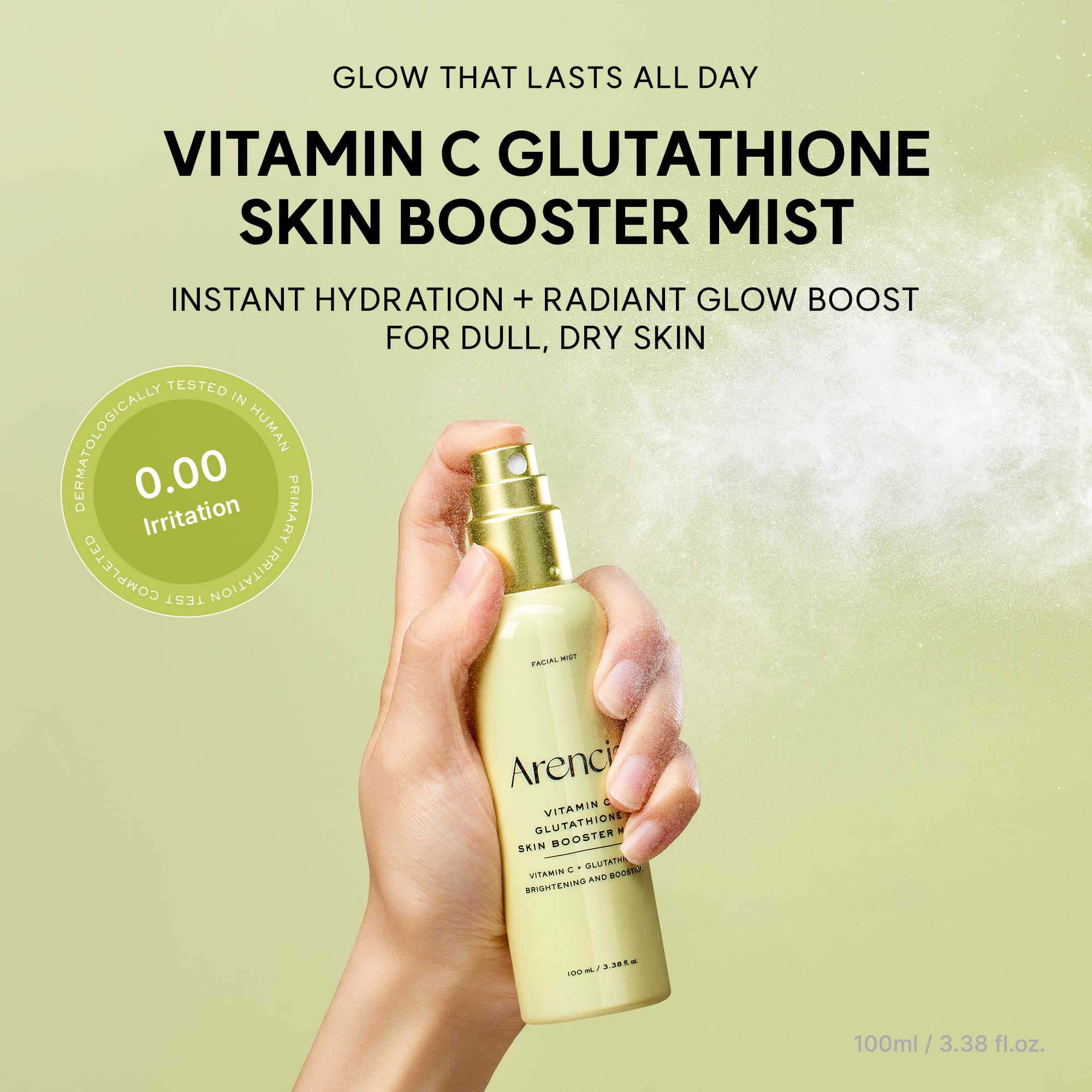 Amazon.com: ARENCIA Vitamin C & Glutathione Skin Booster Mist, Glow Facial Spray with Niacinamide & Hydrating Ingredients, Lightweight Face Mist for Daily Refresh, 100ml / 3.38 fl oz : Beauty & Personal Care Amazon.com: ARENCIA Vitamin C & Glutathione Skin Booster Mist, Glow Facial Spray with Niacinamide & Hydrating Ingredients, Lightweight Face Mist for Daily Refresh, 100ml / 3.38 fl oz : Beauty & Personal Care