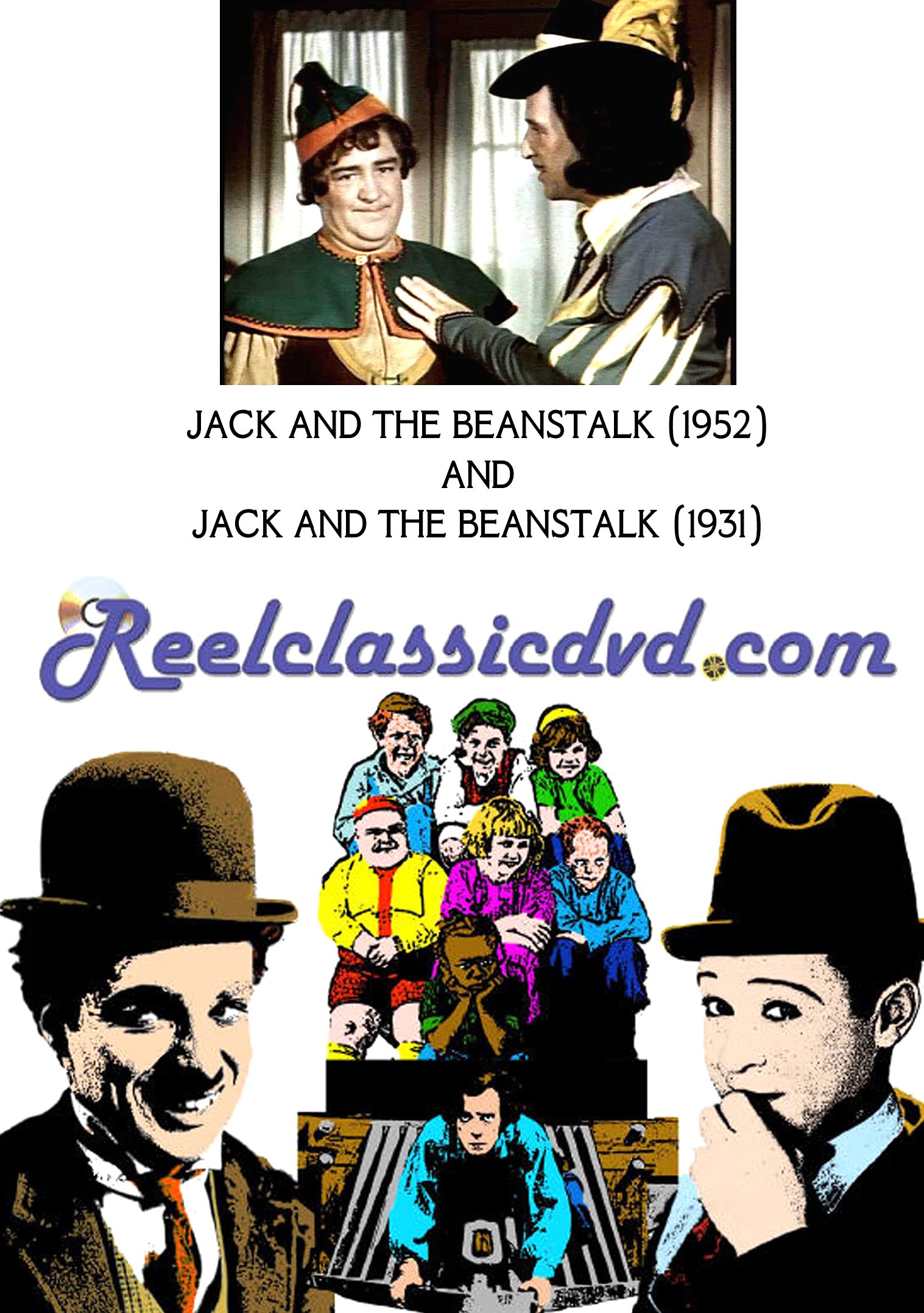 Jack and the Beanstalk DVD clásico de animación estadounidense original de 1931 y 1952