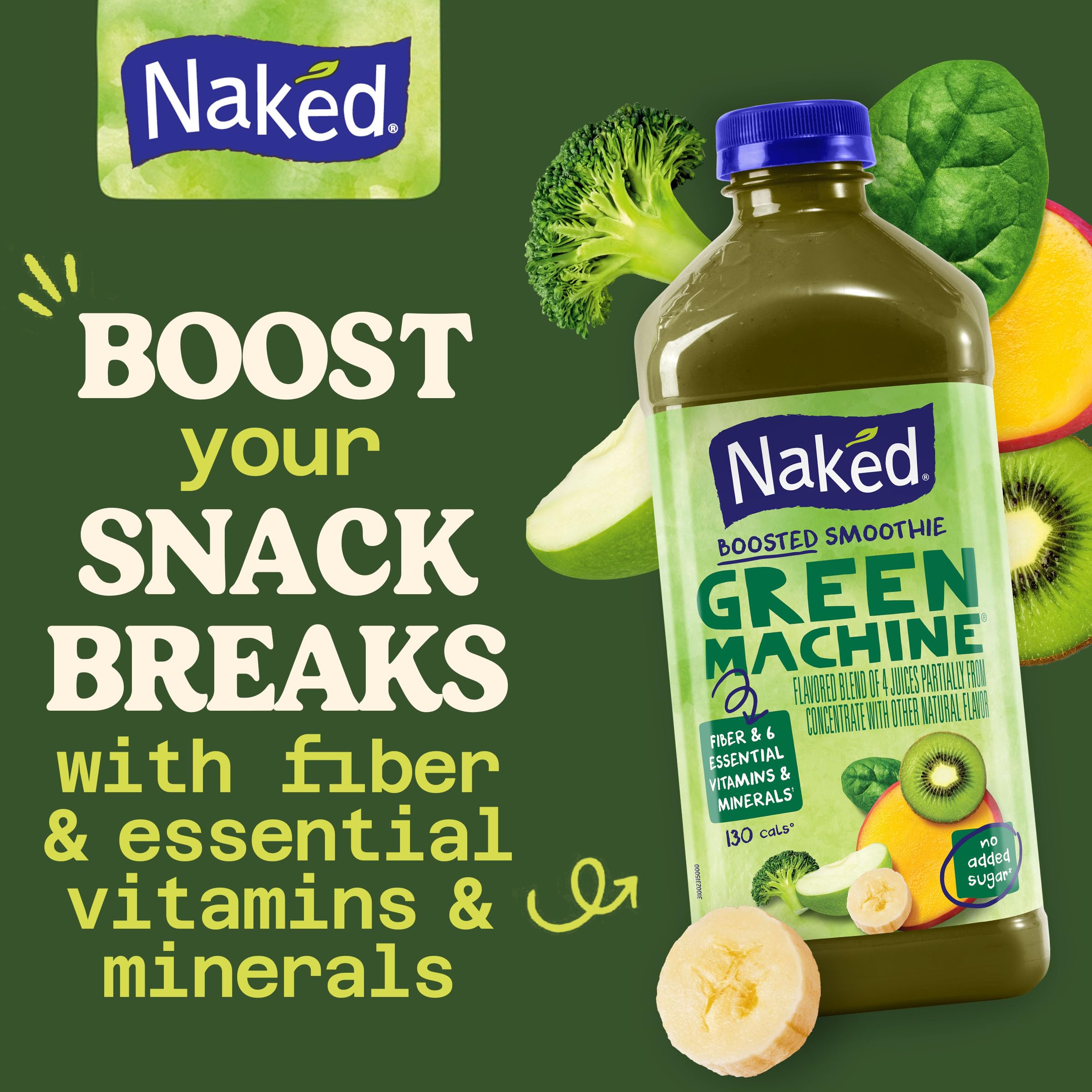 Amazon.com : Naked Juice Green Machine, 46 oz : Grocery & Gourmet Food