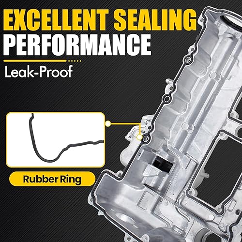 Miniatura 4 de MILIPARTS Juego de tapa de válvula de motor de aluminio con juntas y pernos compatible con BMW X3 328i 528i 320i 228i GT xDrive X5 xDrive40e Z4