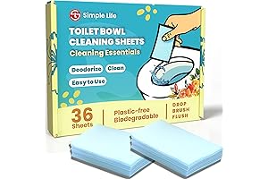 Simple Life Natural Toilet Bowl Cleaning Sheets: Eco-Friendly Hygiene For Your Bathroom