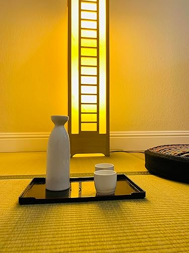 Miniatura 8 de JapanBargain 1689 - Botella de sake de porcelana para sake frío y sake caliente, apta para microondas, color negro, 7.5 onzas, 1 paquete