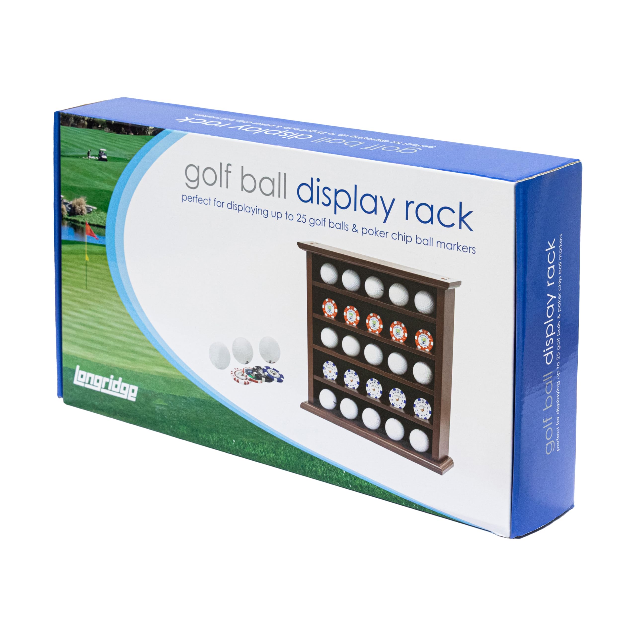 Longridge Espositore per palline da golf in legno 25 palline