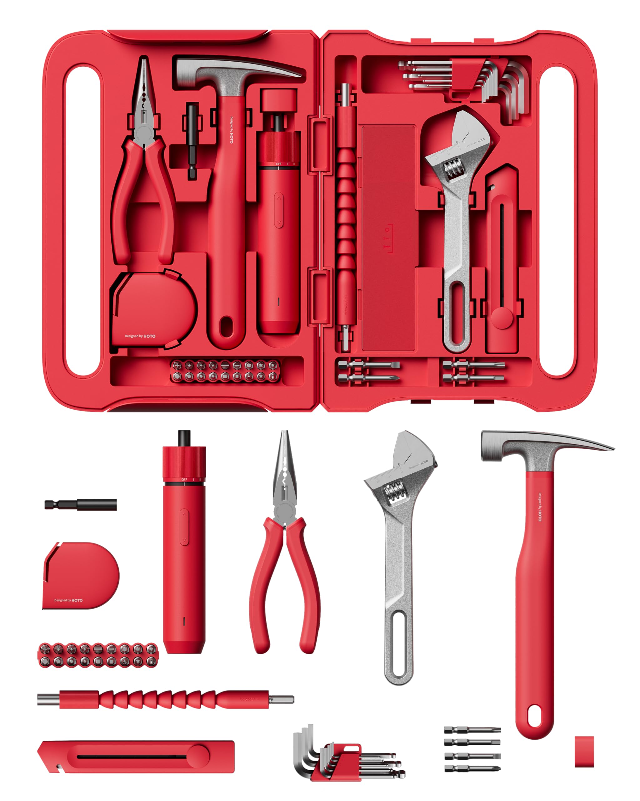 HOTO 40-Piece Tool Kit - DIY Power Screwdriver -10