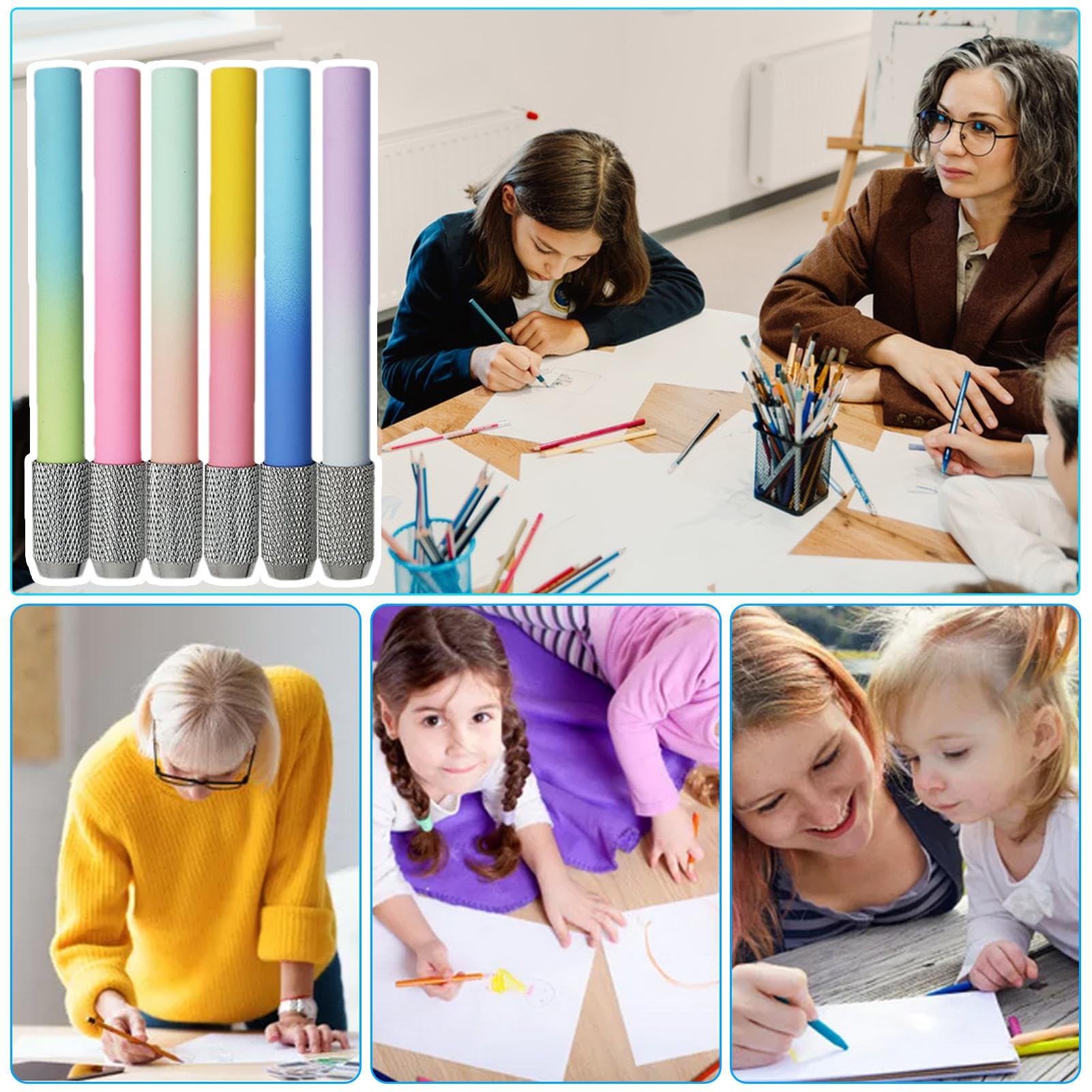 Catelves 5 Prolunghe Per Penna Colore Prolunga Per Matita