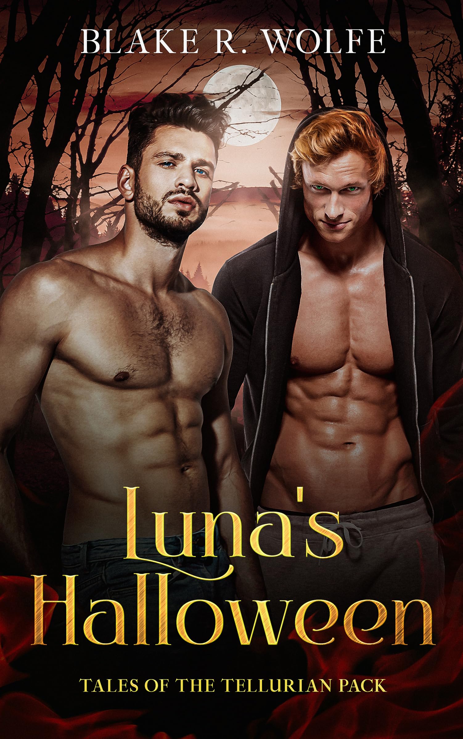 Luna's Halloween: MM Wolf Shifter Romance Short (Tales of the Tellurian Pack Book 5)