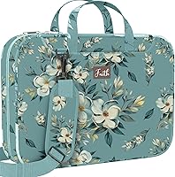 Vista 14 de DEHITE Bible Cover Case for Women – Floral Black Bible Bag Carrying Case – Messenger Bag Violeta