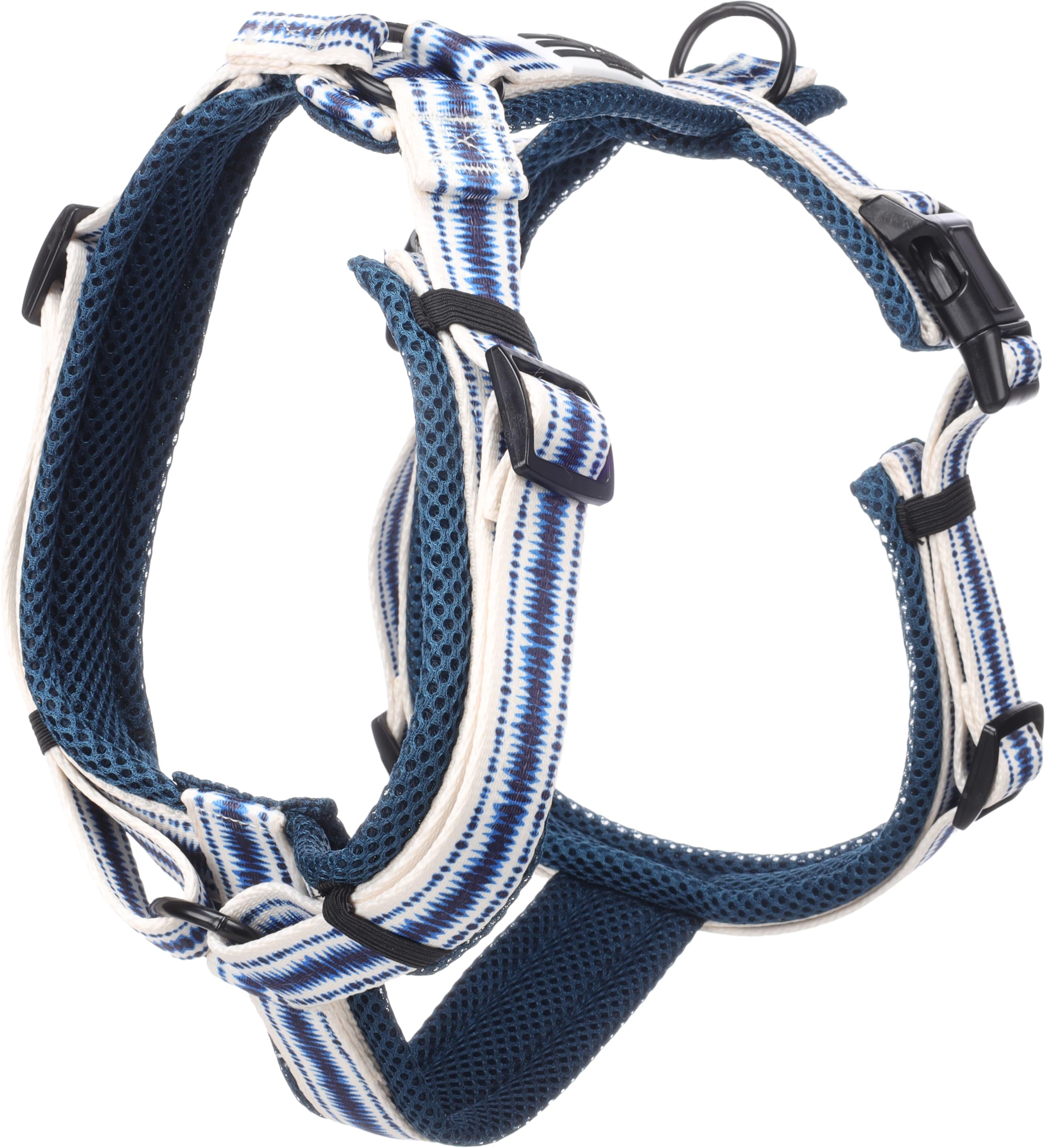 Dog Harness Y-shape Gili Island Blue L 46-80cm 60-86cm 25mm
