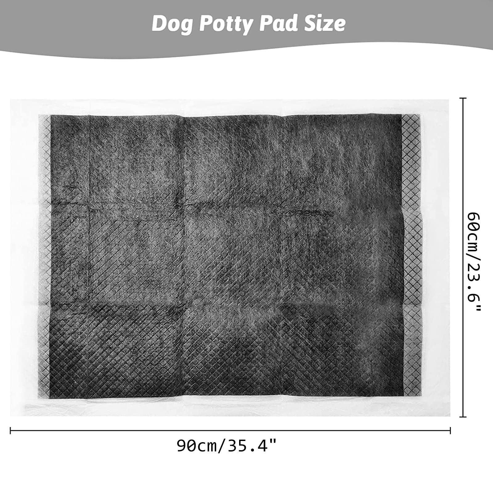 Tapis Éducateurs Chiot en Carbone, Chien Tapis De Propreté pour Chiots, Tapis D'éducation À La Propreté Super Absorbants pour Chiots,Alaise pour Chien Alese Jetable