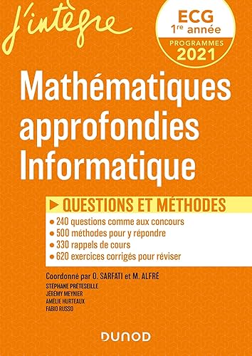 ECG 1 - Mathématiques approfondies, Informatique: Questions et méthodes