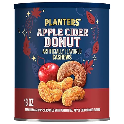 PLANTERS Apple Cider Donut Cashews 13oz - Apple Cider Donut Cashews - 13 Ounce (Pack of 1)