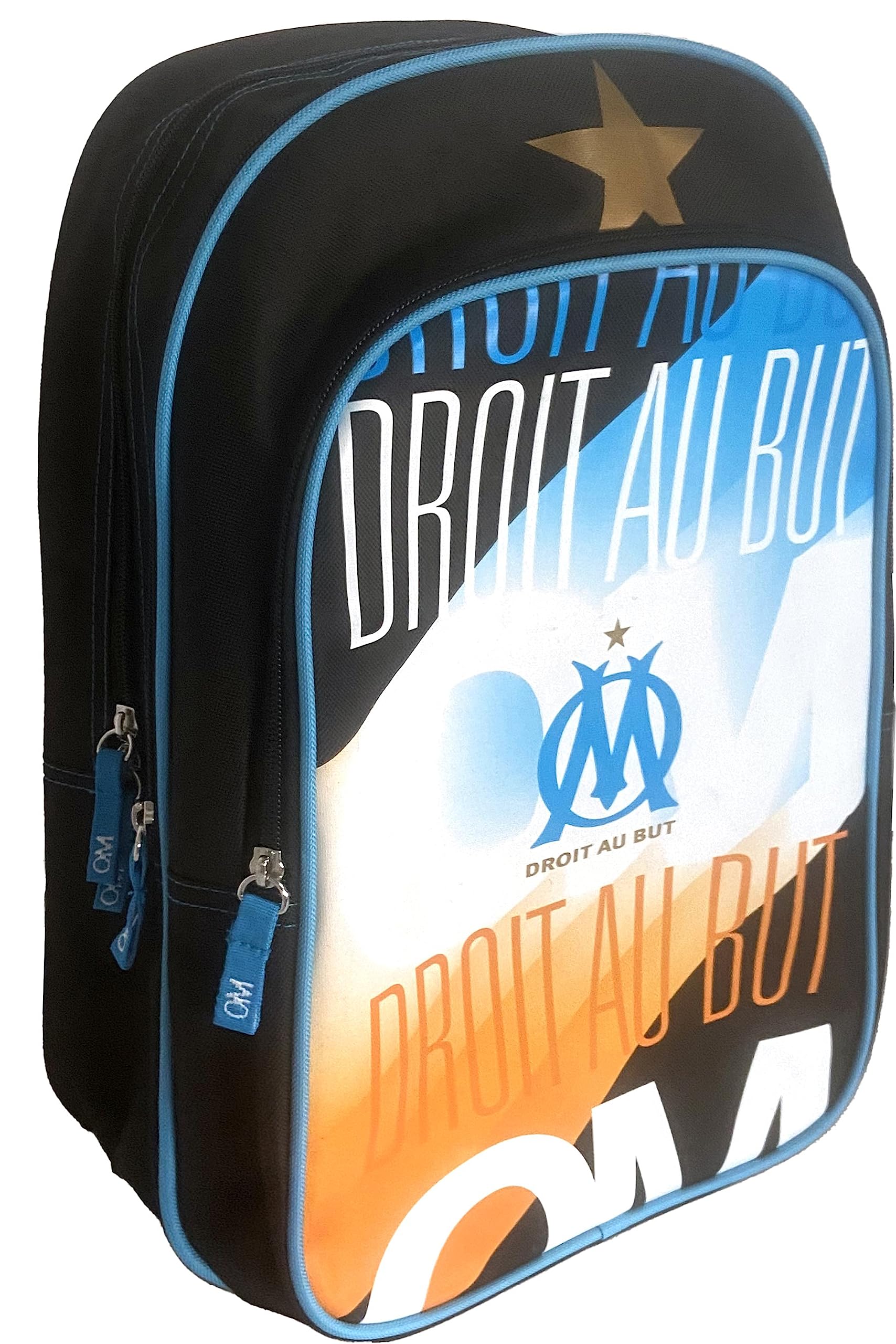 OLYMPIQUE DE MARSEILLE Sac à Dos Scolaire Om - Collection Officielle