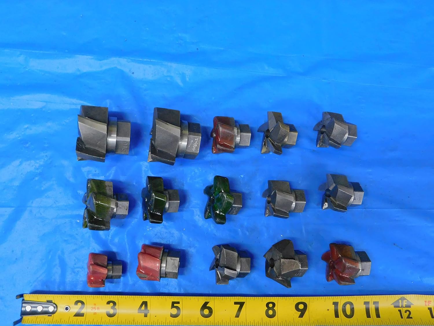 15PC LOT PILOTED Counterbore/Back SPOT FACERS 1", 1 1/4, 1 1/2, 1 3/4, 1 7/8 - MB9042AZ2
