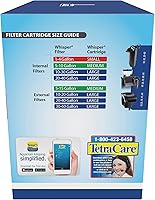 Vista 4 de Cartuchos de filtro Tetra Whisper Bio-Bag para acuarios, filtro grande para peces de agua dulce y marina, elimina olores y decoloración, fácil