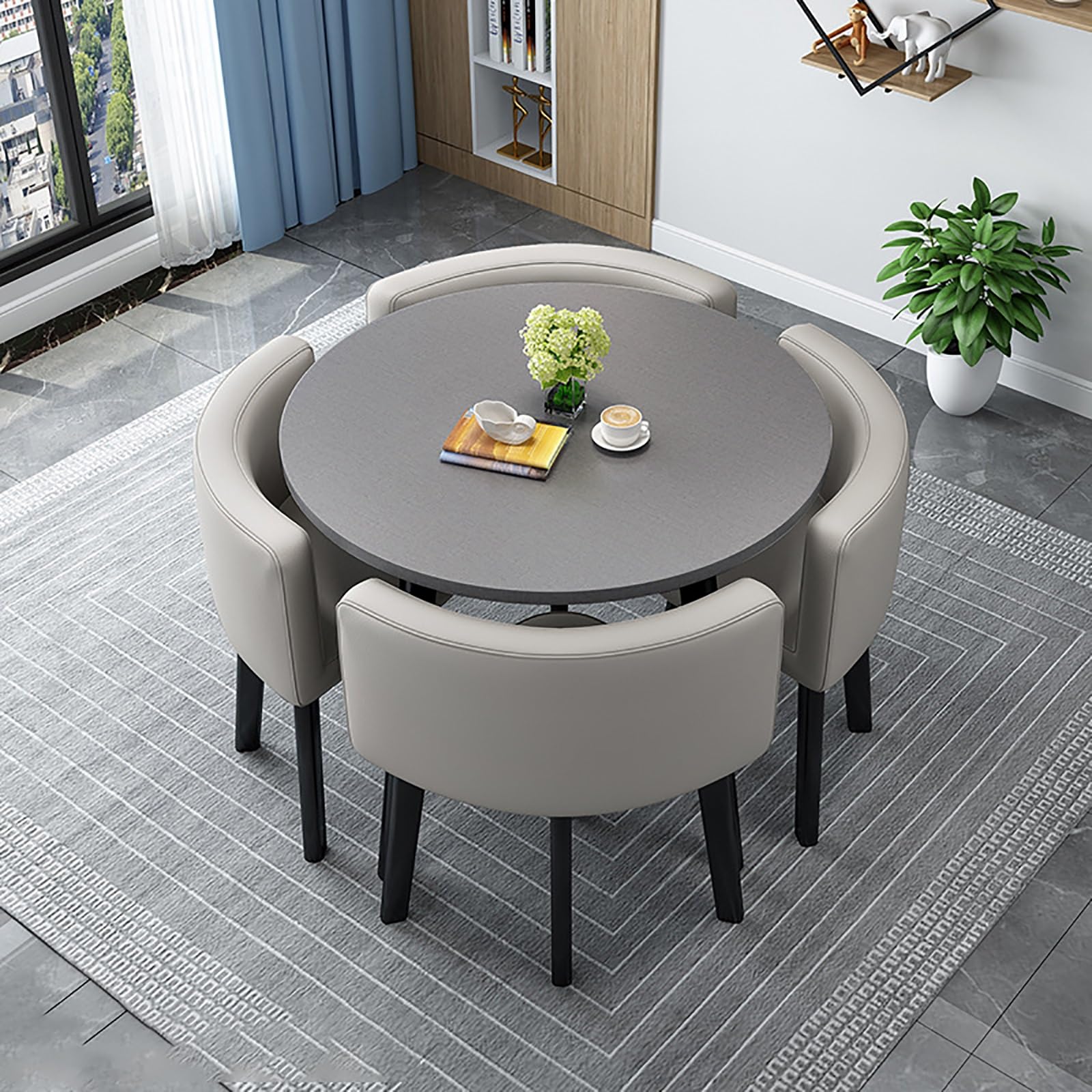MYUYEE 3-Seat Waiting Room Bench, Office Guest Reception Chair With Backrests And Armrests, Cold-Rolled Steel E, Ideal For Airport Market Bank Salon (Grey-70Cm/29.5In)