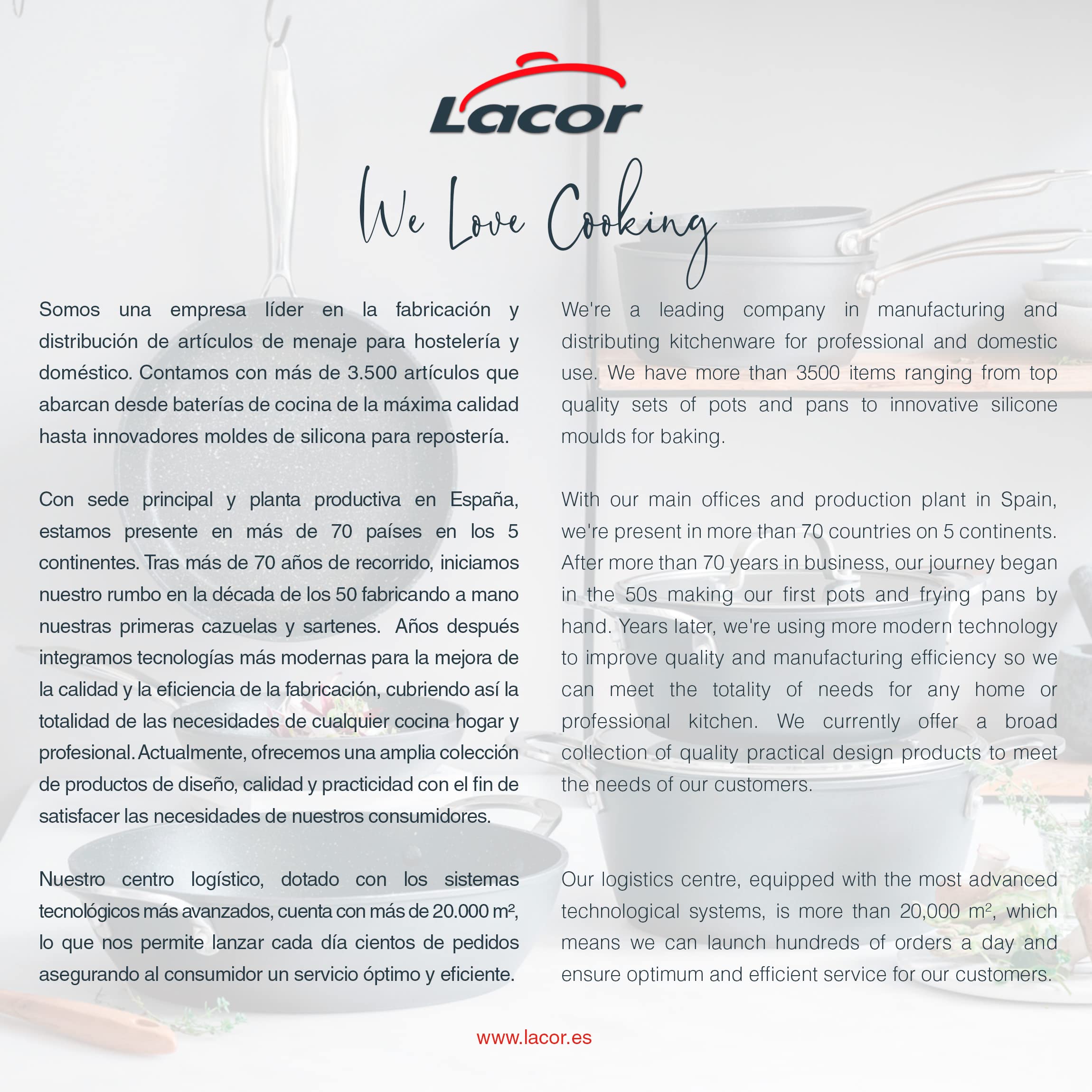 Lacor - 27056 - Cazo Recto Easy de Aluminio forjado, Recubrimiento antiadherente TRIcapa, Fondo Full Induction, Mango de Acero Inoxidable, Ø 16 x 7,5cm, Negro