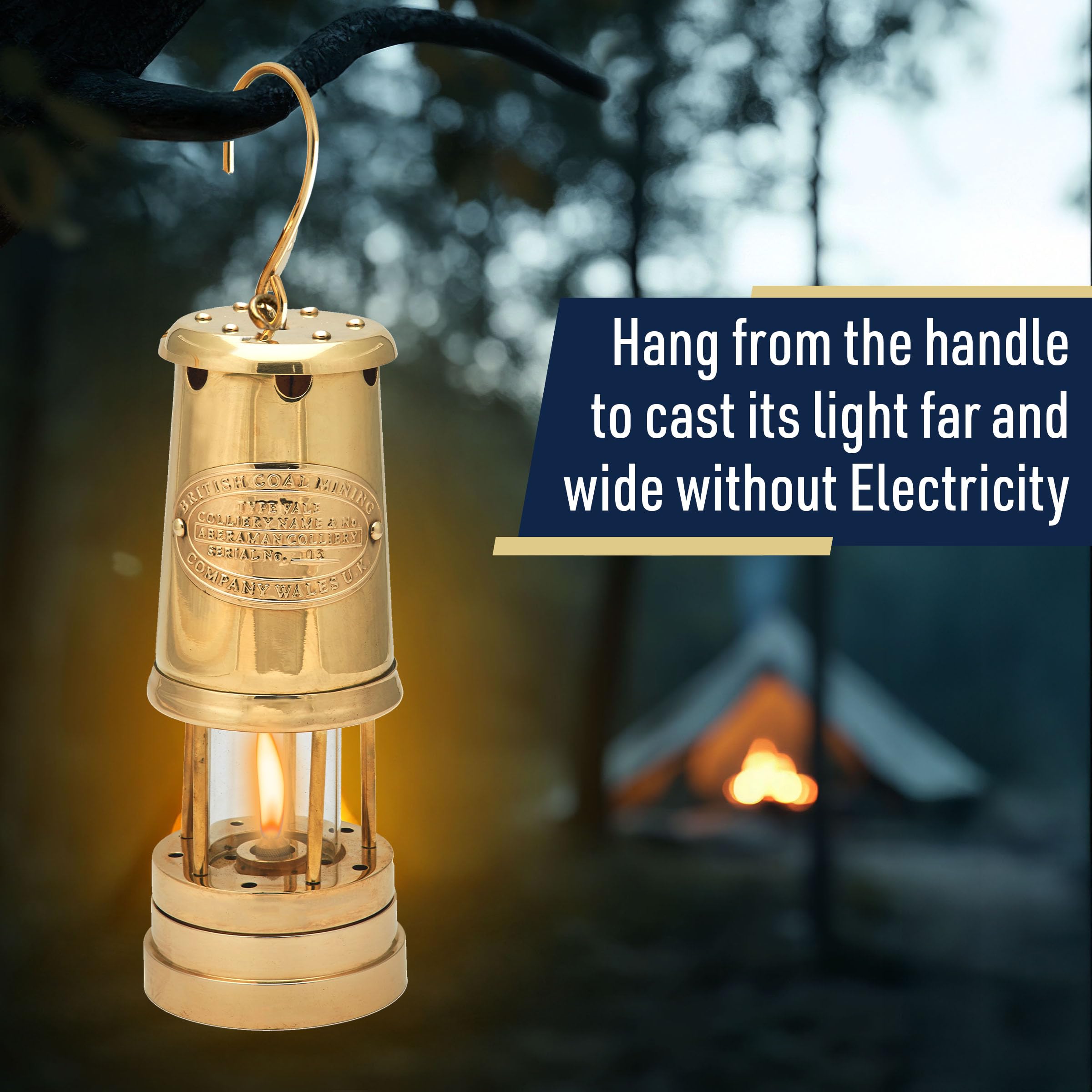 Amazon.com: Oil Lamp - 8.5” Decorative Miners Lamp with Antique