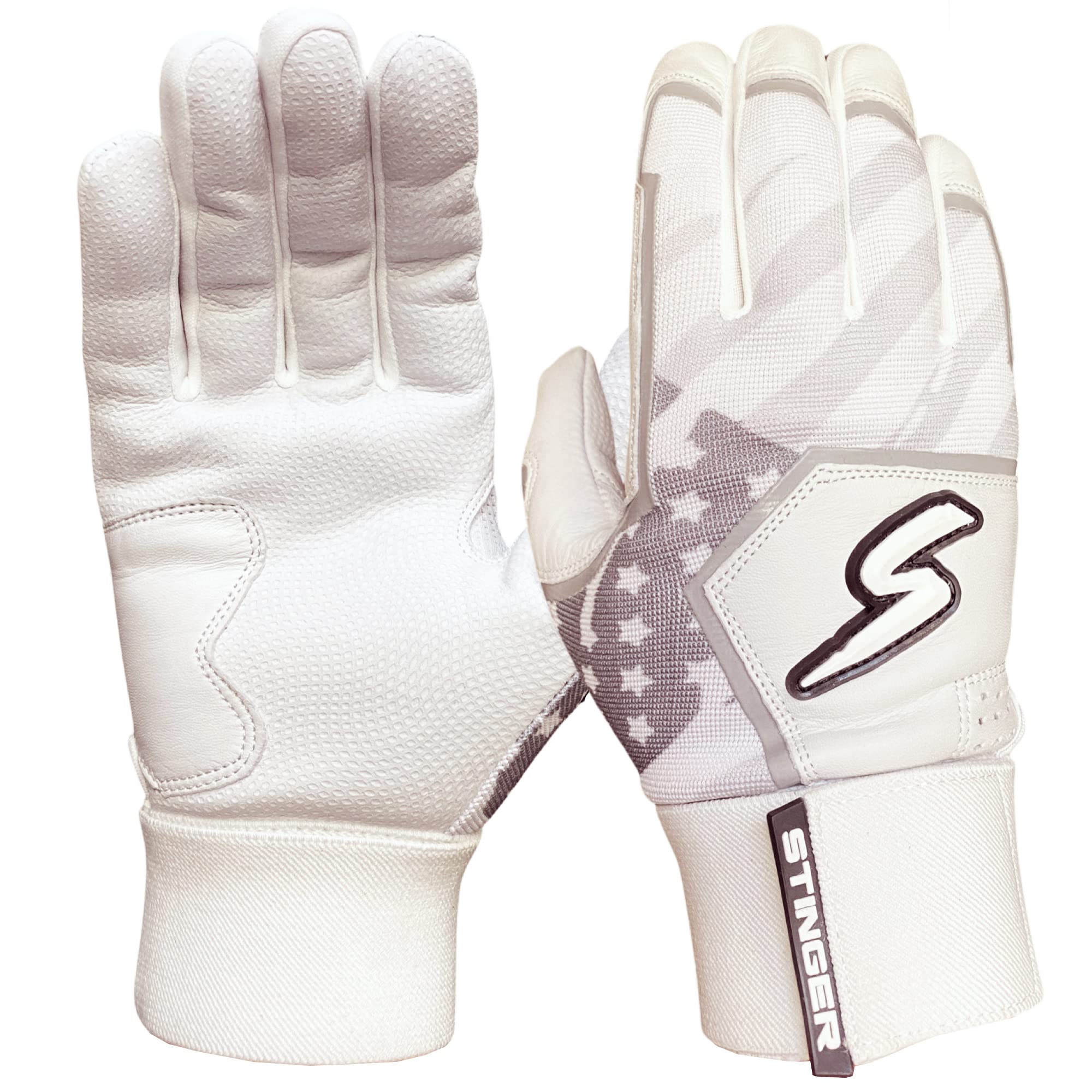 Stinger Sports Winder Series Batting Gloves - Baseball and Softball Gloves for Youth and Adults - Made with Ultra Soft, Breathable, Double-Stitched