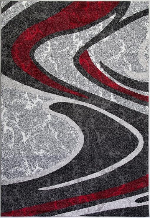 Ladole Rugs Innovative Spirals Abstract Area Rug Living