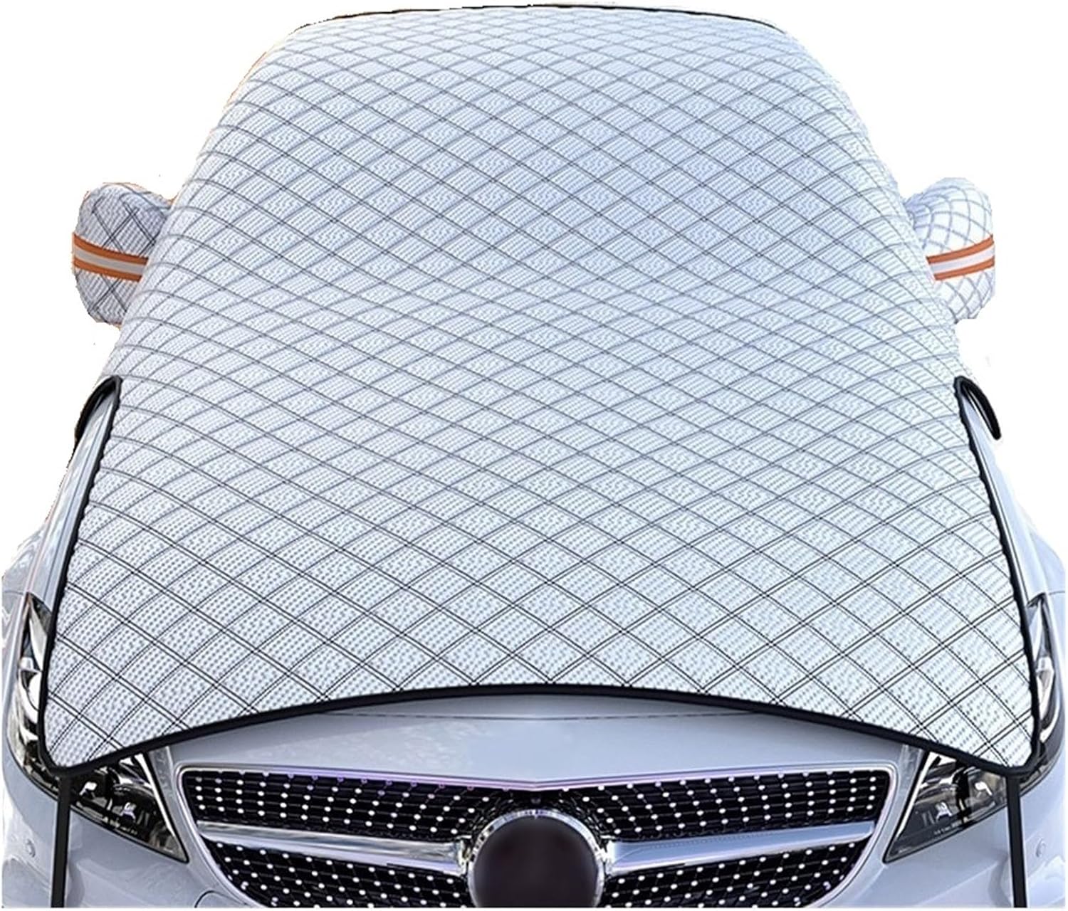 Snow Protection for Cars Car Windshield Snow Shield with Hood Cover Large Size Winter Universal for SUV Sedan